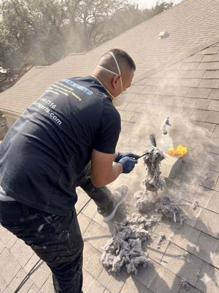dryer vent lint removal